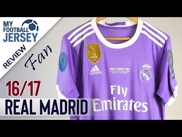 Real Madrid Away Jersey 16/17 Ronaldo (adjersey) Fan Version Review