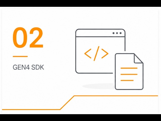 Getting Started with Gen4 SDK: Programming Examples