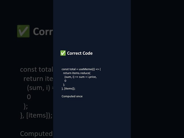 Do you calculate in render?#reactnative #mobileappdevelopment #performance #android #ios