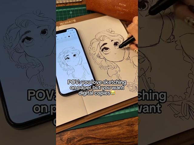 This is a lifesaver for traditional artist who’s trying to go digital🥹