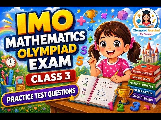IMO PRACTICE TEST CLASS 3 International Mathematics Olympiad | Math Olympiad Preparation