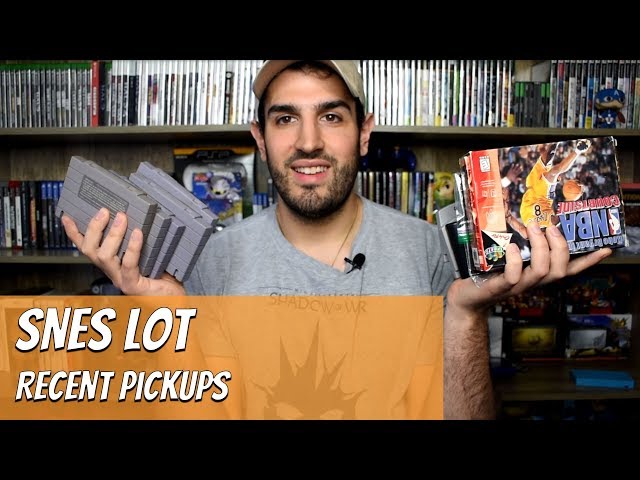 SNES lot and other retro pickups