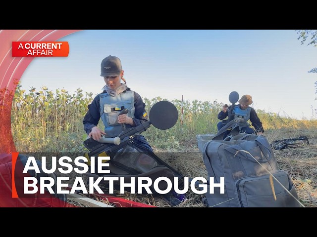 Aussie tech breakthrough to help clear unexploded landmines | A Current Affair