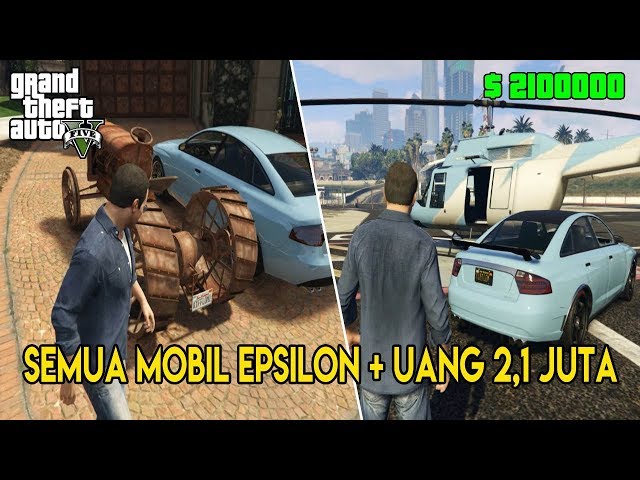 CARA MENDAPATKAN KENDARAN LANGKA EPSILON : TRACTOR, MOBIL TAILGATER, HELIKOPTER - GTA 5