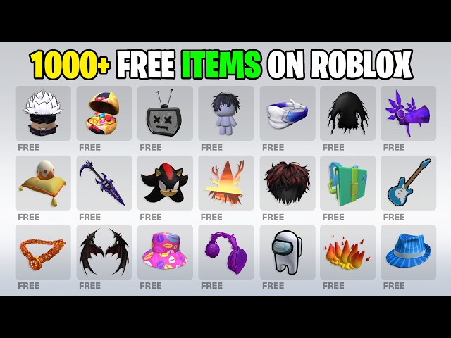1000+ FREE ROBLOX ITEMS COMPILATION 2026 🔥 GET THEM NOW