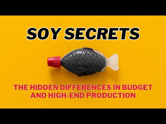 Soy Sensations: The Art and Science of Making Budget and Expensive Sauces