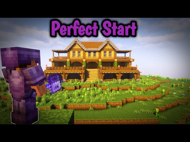 My Perfect Start In Minecraft Hardcore...