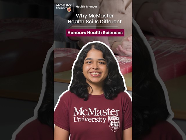 Learn about the Honours Health Sciences (HHSP) program #mcmasteruniversity #shorts