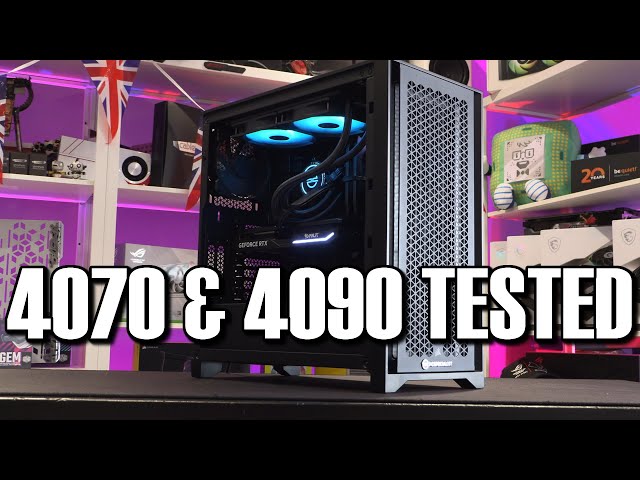 AMD 7800X3D Tested with 4070 and 4090