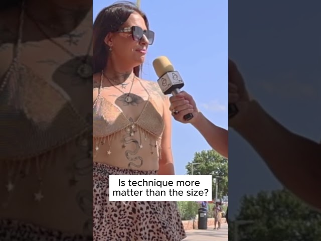 Is technique more important than size?? #sizematters #dating #couple