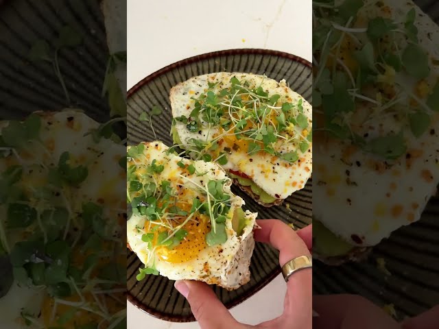 Conquering Breakfast - Avocado Toast Egg Breakfast