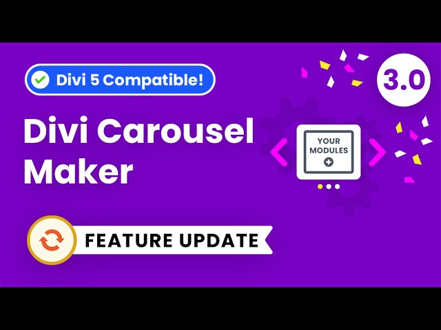 Divi Carousel Maker 3.0 – Now Compatible With Divi 5!