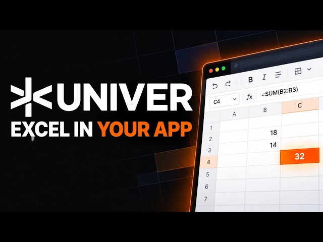 Univer Setup: Embed an Excel-Like Spreadsheet in Your Web App (Open Source)
