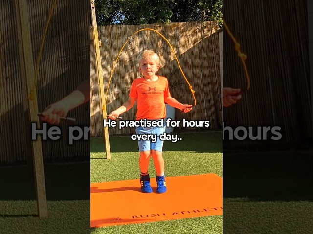 Want your kid to move like a pro athlete?..Get them into skipping!💪🏽🔥 #rushathletics #jumprope
