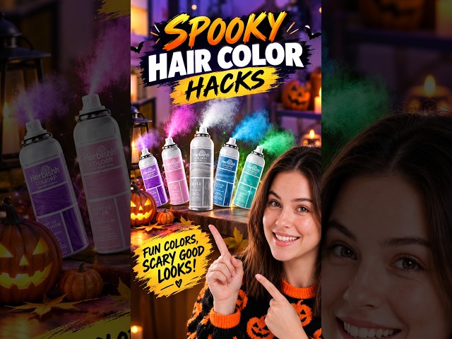 POV: You’re Choosing Your Halloween Hair Color 🎃✨  #herbishh #halloweenhair #halloweenlook