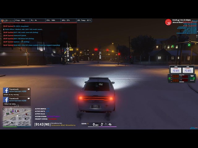 LSPD Patrol on ELRP
