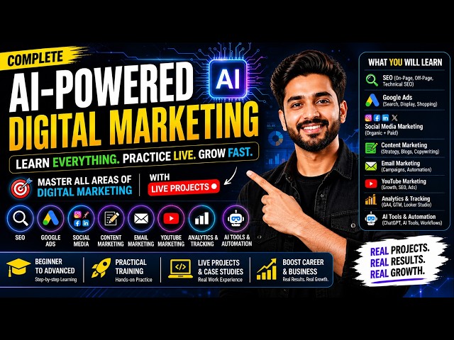 AI Powered Digital Marketing Course | Complete Career Program - Digital Marketing Course Explained 