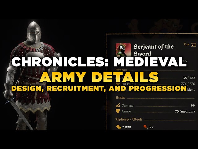 Chronicles: Medieval - The Full Army System