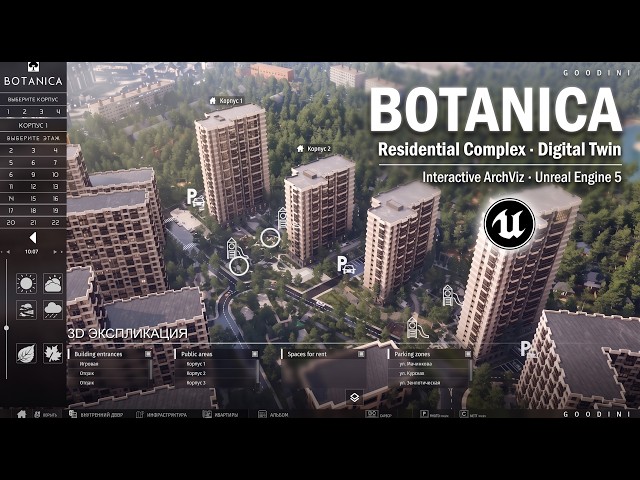 BOTANICA | 4K Interactive Architectural Visualization in Unreal Engine 5.7 |  PCG Vegetation