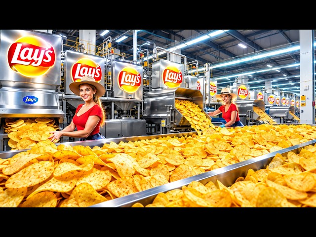 How Do Potatoes Become Potato Chips? 🤯 | Inside a Massive Factory