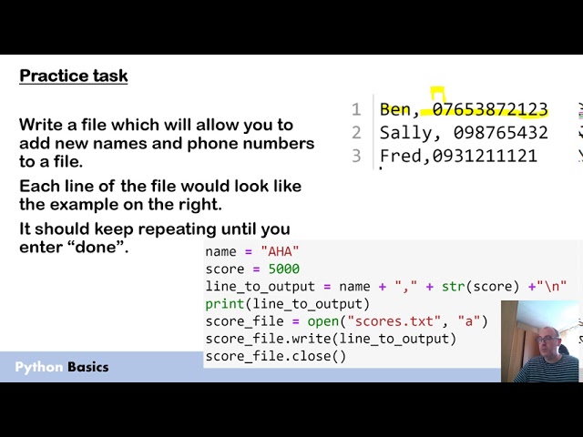 Python basics - Writing multiple values on a single line (CSV)