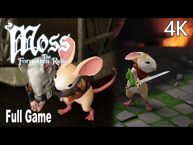 Moss: The Forgotten Relic Full Gameplay Walkthrough Book 1&2 | FULL GAME 4K No Commentary