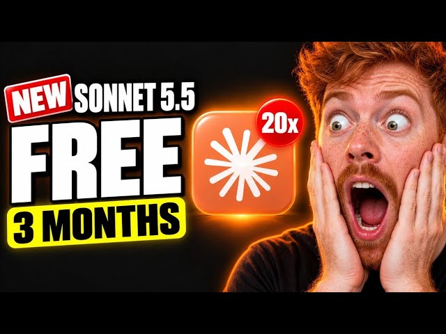 Claude Code for Free: Sonnet 5.5, Opus 5.5 and Fable 5.1 with Claude Max 20x for 3 Months (NEW!)