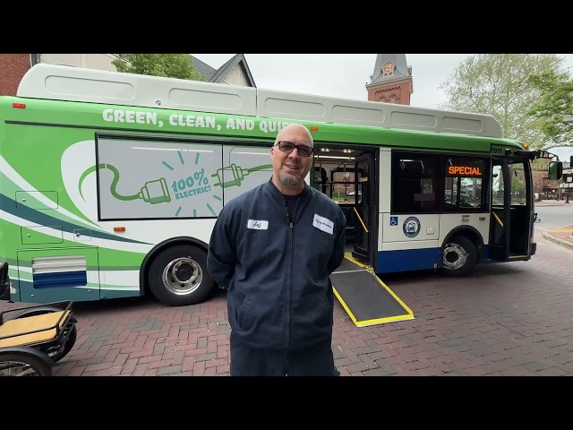 “This BYD electric bus was 75% built in America!”  S50 - EP7