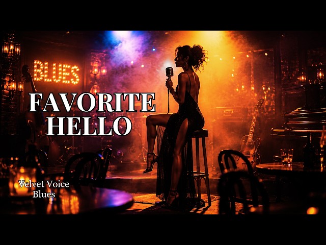 Velvet Voice Blues – Favorite Hello | Fast Female Vocal Blues | Feel Good Love Song | Original Music
