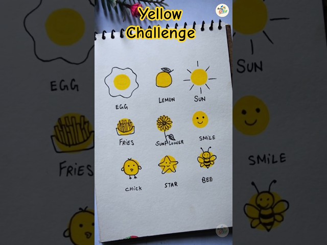 Yellow circle challenge #shorts