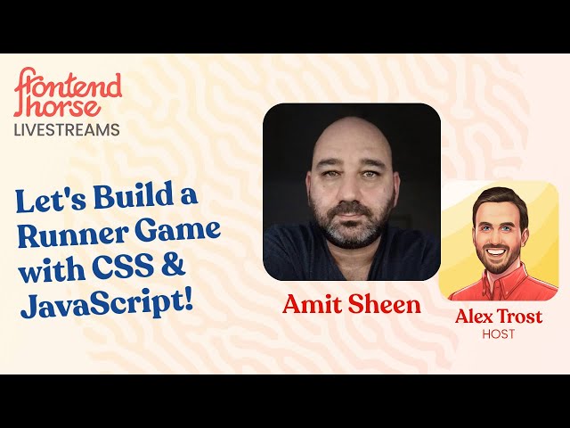 Let's Build a Runner Game with CSS & JavaScript! w/ Amit Sheen - Component Carousel