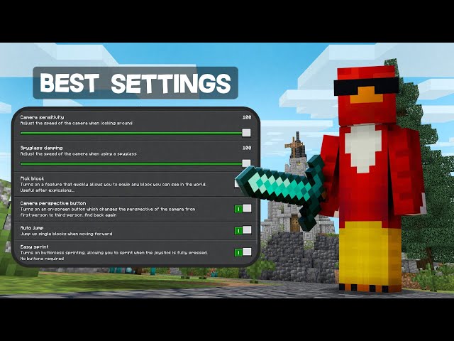 Best Minecraft Bedrock/Mobile Settings To Improve Your Gameplay