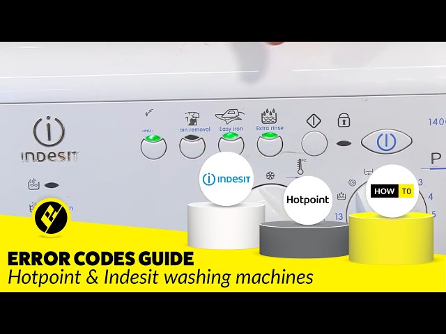 Hotpoint or Indesit Washing Machine Error Code? Here's What It Means!