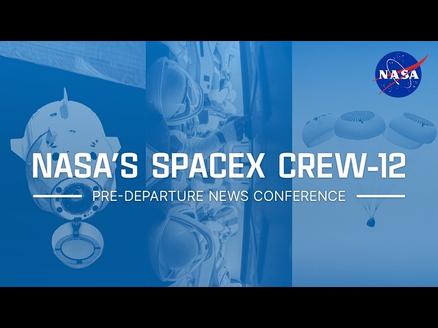 NASA’s SpaceX Crew-12 Pre-Departure News Conference (Sept. 16, 2026)