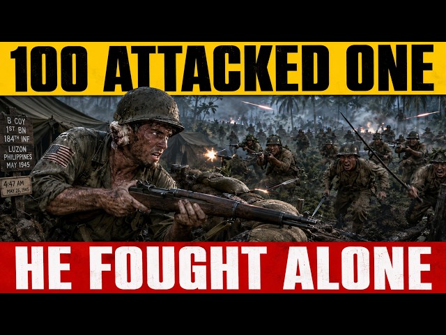 What Happened When 100 Japanese Soldiers Attacked One Sleeping American Rifleman