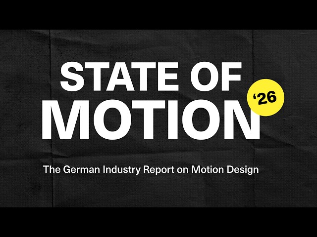 The Reality of Motion Design in 2026 - Industry Report