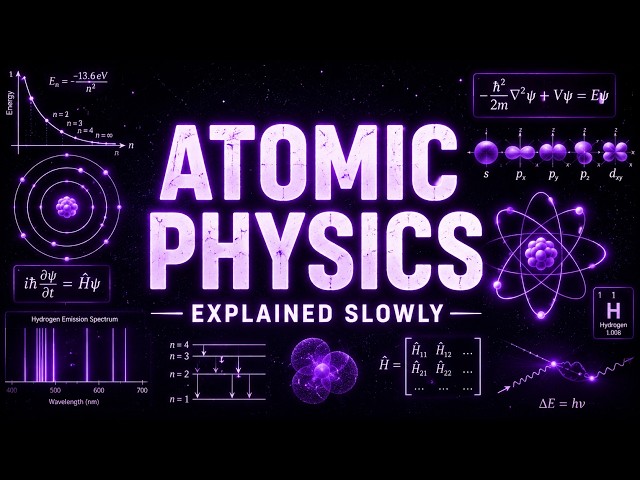 Every Confusing Thing About Atomic Physics Explained Slowly (For Sleep)