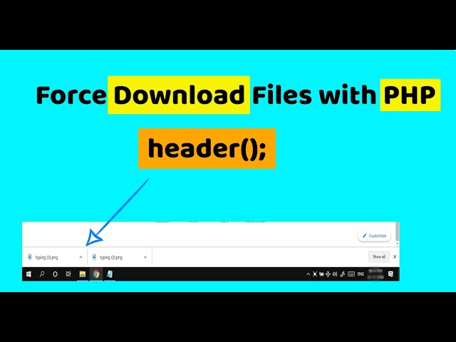 How to download file with PHP || Easy Coding