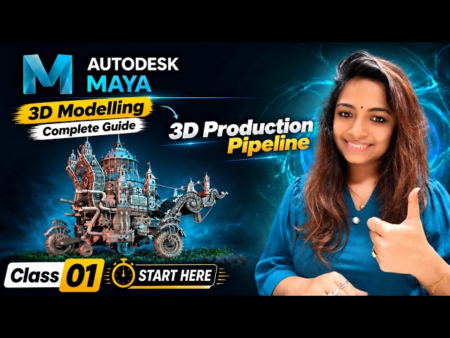 3D Modeling Full Course || Class-01 || Maya Basic Tutorial || 2026