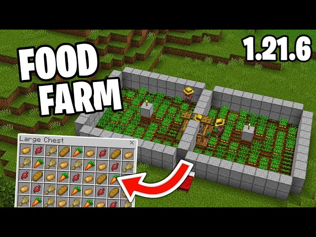 The Most Effective Crops Farm in Minecraft 1.21.6 Java!