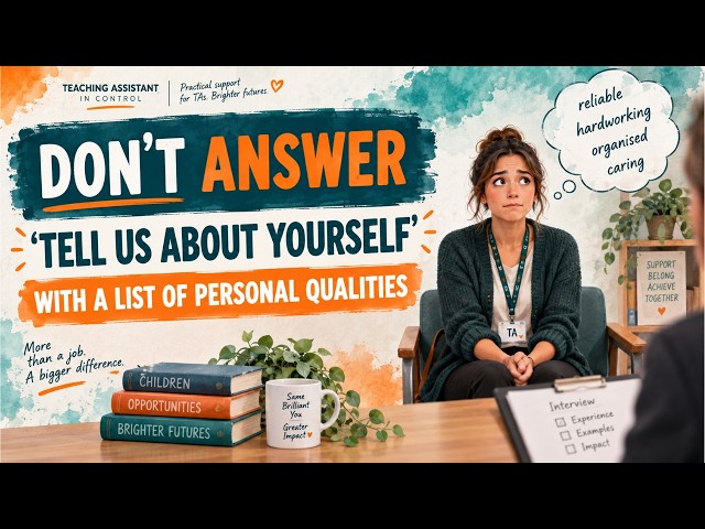 TEACHING ASSISTANT INTERVIEW QUESTION 'TELL US ABOUT YOURSELF'