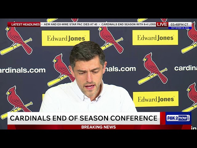 Cardinals End of Season Press Conference
