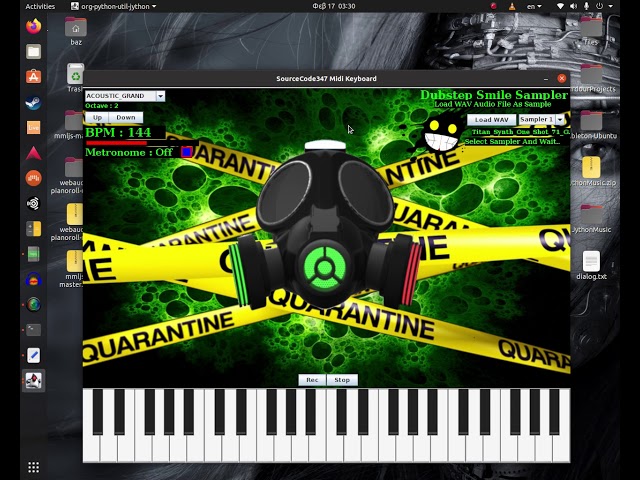 Dubstep Smile Sampler AI in Development