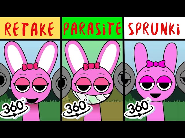 360 VR | Sprunki Retake VS Retake Parasite VS Retake but Sprunki | Special Version NEWMOD Incredibox