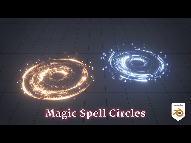 Magic Spell Circles in Blender | VFX Tutorial