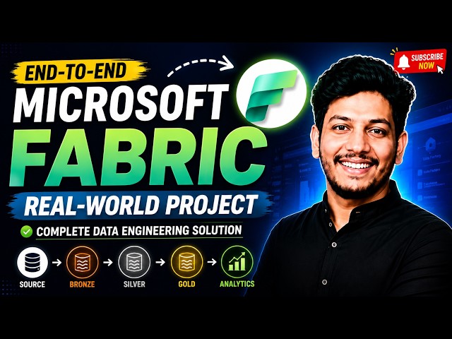🚀 Microsoft Fabric End-to-End Data Engineering Project | Full Real-World Tutorial