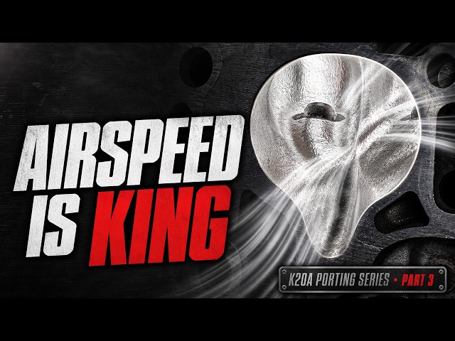 K20A Head Porting Part 3: Why Air SPEED Beats Air Flow
