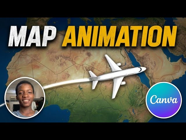 How to Create Map Route Animations in Canva (Step-by-Step Tutorial)