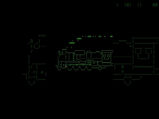 Linux SL Command Tutorial –Fun Train Animation on Terminal | Linux Tricks animation #linux  #shorts