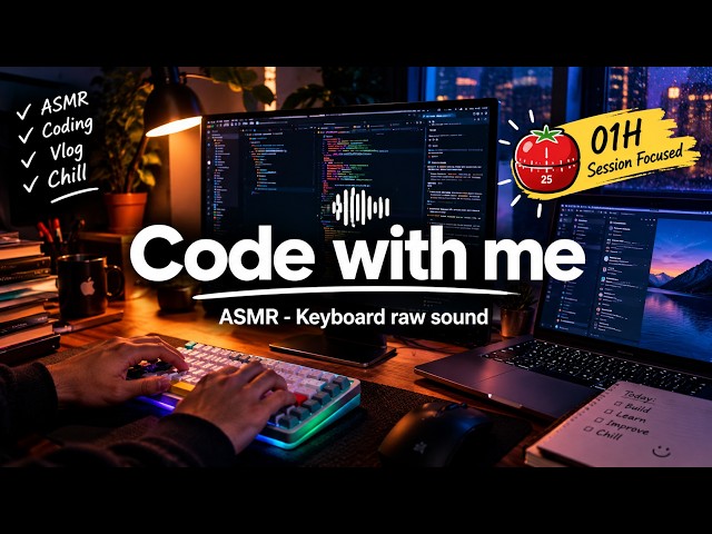 ASMR Coding 💻 Build an App in Silence | Peaceful Coding & Deep Focus